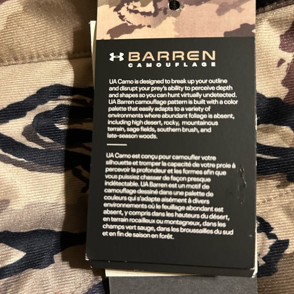 Under Armour Men's XXL Extreme Deep Freeze Insulated Pants - Barren Camouflage - Picture 9 of 10